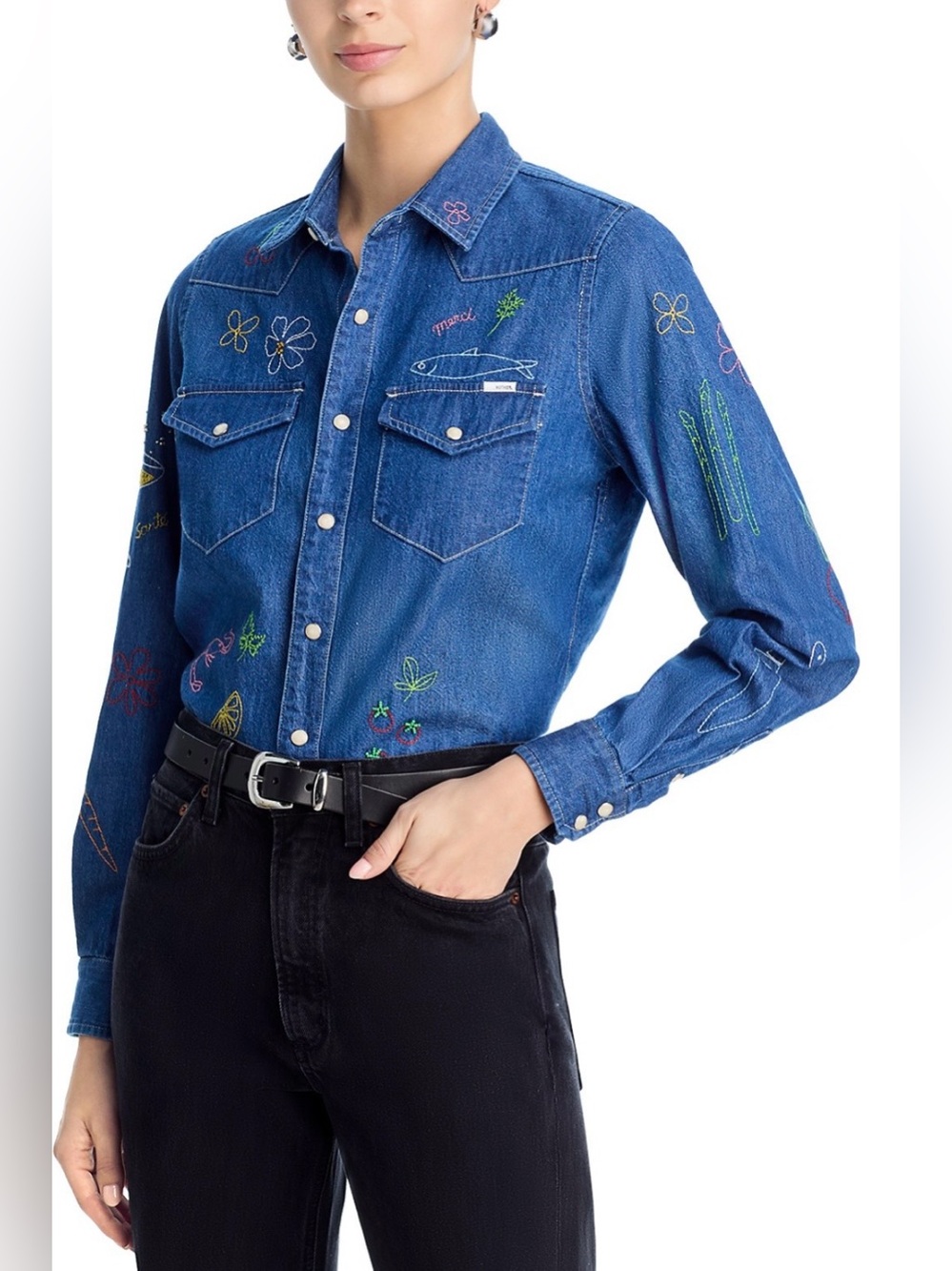 MOTHER All My Exes Denim Shirt
